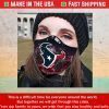 Houston Texans Filter Activated Carbon Face Mask