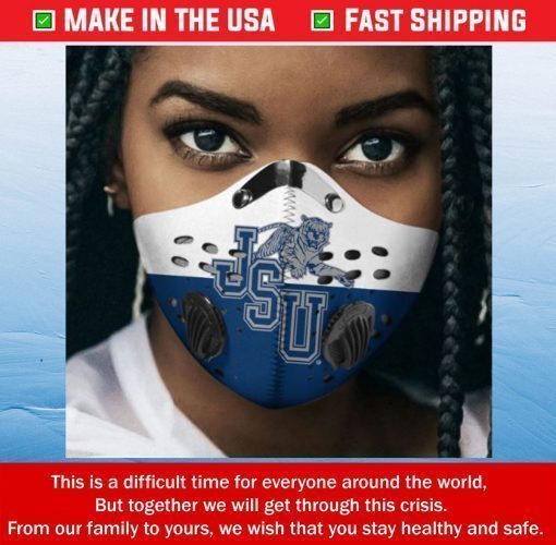 Jackson State University Filter Activated Carbon Face Mask