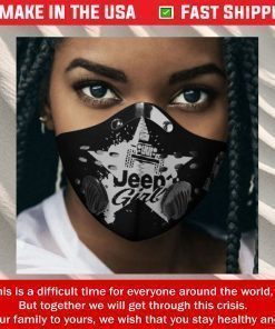 Jeep girl Filter Activated Carbon Face Mask