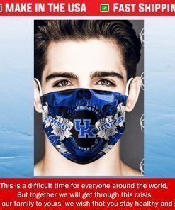 Face Mask KENTUCKY WILDCATS SKULL Masks