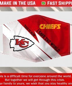 Kansas City Chiefs This Is How I Save The World Filter Face Mask