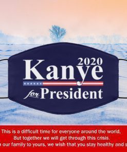 Kanye West for President 2020 Face Mask