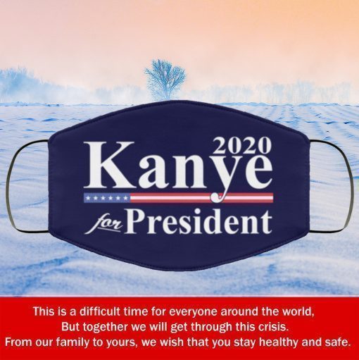 Kanye West for President 2020 Face Mask