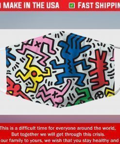 Keith Haring Filter Face Mask