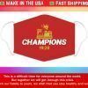 LIVERPOOL FC PREMIER LEAGUE 19-20 CHAMPIONS FACE MASK RED