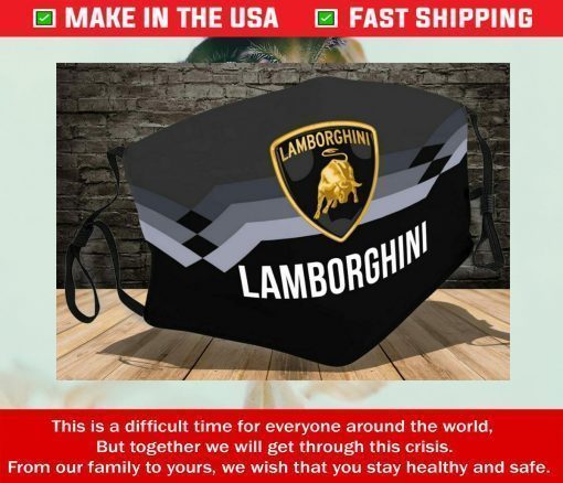 Lamborghini Streak Cloth Face Mask 3D Face Masks