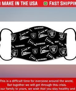 Face Mask Logo Las Vegas Raiders Masks