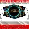 League of Legends Cotton Face Mask 3D USA