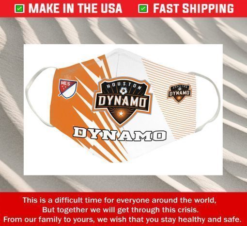 Logo Houston Dynamo Cotton Face Masks