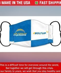 Face Mask Los Angeles Chargers Cotton Masks