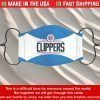 Face Mask Los Angeles Clippers Reusable Cotton Masks