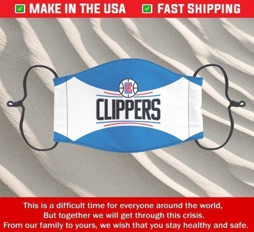 Face Mask Los Angeles Clippers Reusable Cotton Masks