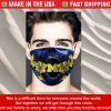 Face Mask MICHIGAN WOLVERINES SKULL Masks