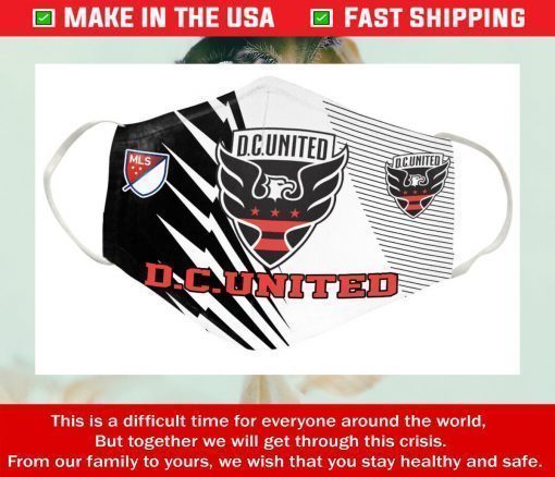 MLS D.C. United Cotton Face Mask