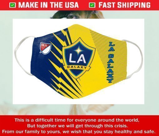 MLS LA Galaxy Cotton Face Mask