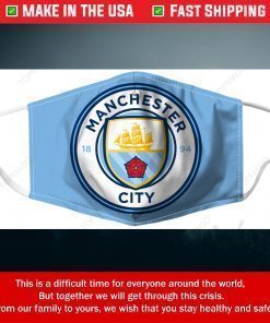 Manchester City Face Mask Filter Face Masks