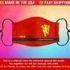 Face Mask Manchester United Reusable Masks