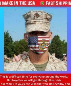 Marine Corps USA Cotton Washable Cotton Face Masks