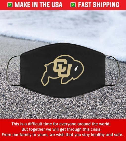 Masks LOGO CU BUFFS Filter FACE MASK