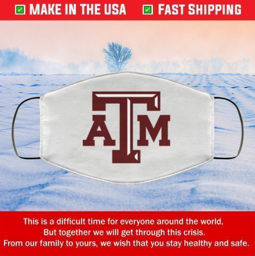 Masks TEXAS A&M UNIVERSITY Filter FACE MASK