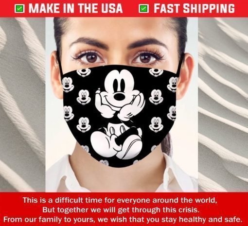 Mickey Mouse Filter Activated Carbon Face Mask