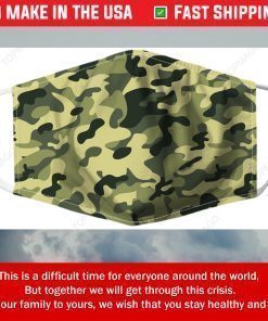 Camo Military Filter Face Mask