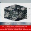 Navy Digi Fabric Face Mask Filter Face Mask