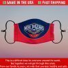 Face Mask New Orleans Pelicans Reusable Cotton Masks