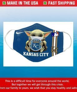 Nike Baby Yoda Kansas City Royals Cotton Face Mask
