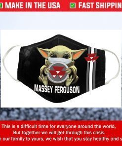 Nike Baby Yoda Massey Ferguson Tractor Cotton Face Mask