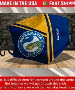 Parramatta Eels Cotton Face Mask 3D USA