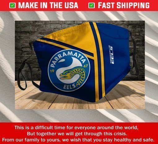 Parramatta Eels Cotton Face Mask 3D USA