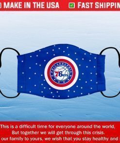 Face Mask Philadelphia 76ers Reusable Cotton Masks