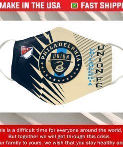 Logo Philadelphia Union Cotton Face Masks