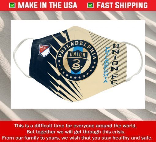 Logo Philadelphia Union Cotton Face Masks