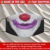 Pickles the Carnie Circus Clown Filter Face mask