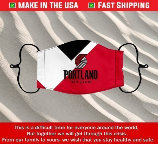 Face Mask Portland Trail Blazers Reusable Cotton Masks