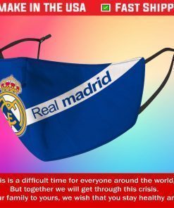 Face Mask Real Madrid Reusable Cotton Masks