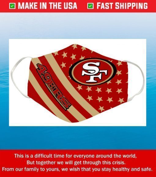 Red San Francisco 49ers Cotton Face Mask