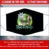 Rick and Morty Fabric Filter Face Mask Masks