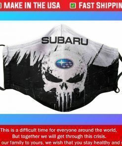 Skull SUBARU Cotton Face Masks