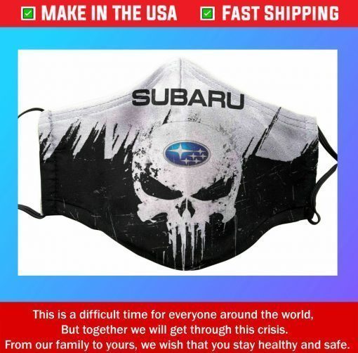 Skull SUBARU Cotton Face Masks