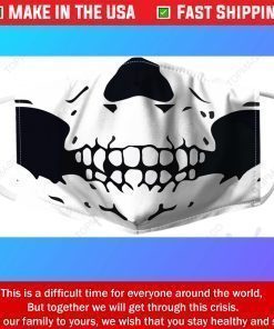 Skull Teeth Filter Face Mask
