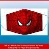 Spider Man Filter Face Mask Washable Reusable