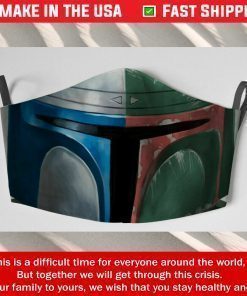 Star War Boba Fett Inspired Cotton Face Mask