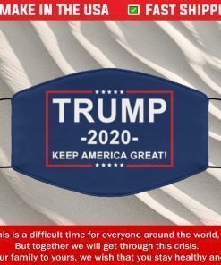 Face Mask TRUMP 2020 KEEP AMERICA GREAT Masks