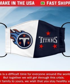 Face Mask Tennessee Titans Cotton Masks