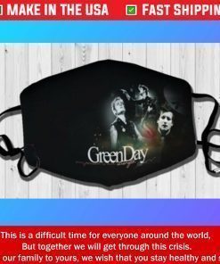 The Green Day Cotton 3D Face Mask