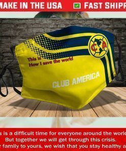 This Is How I Save The World Club America Cotton Face Masks