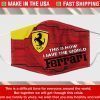 Face Mask This Is How I Save The World Ferrari Masks